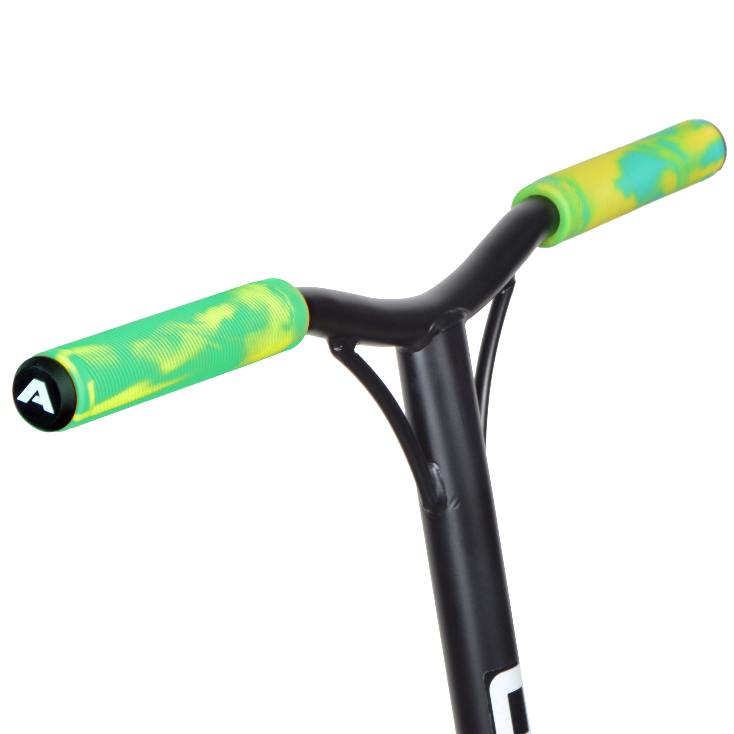 Apollo - Apollo Stunt Scooter Grips 160 mm weiche Lenkergriffe mit Bar Ends - Grün Gelb