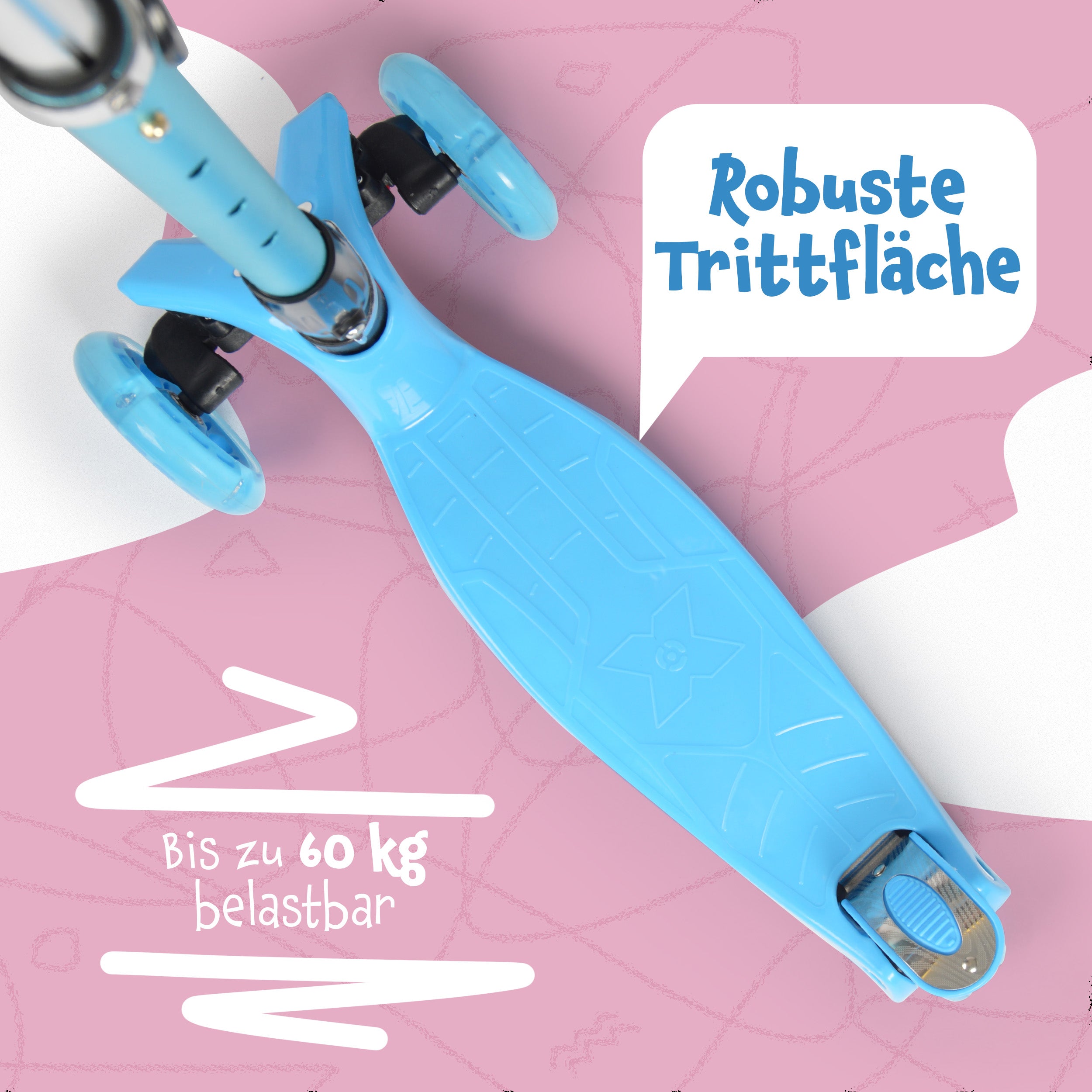 Apollo - Apollo Kinderroller Kids Whiz LED - in verschiedenen Farben - Blau