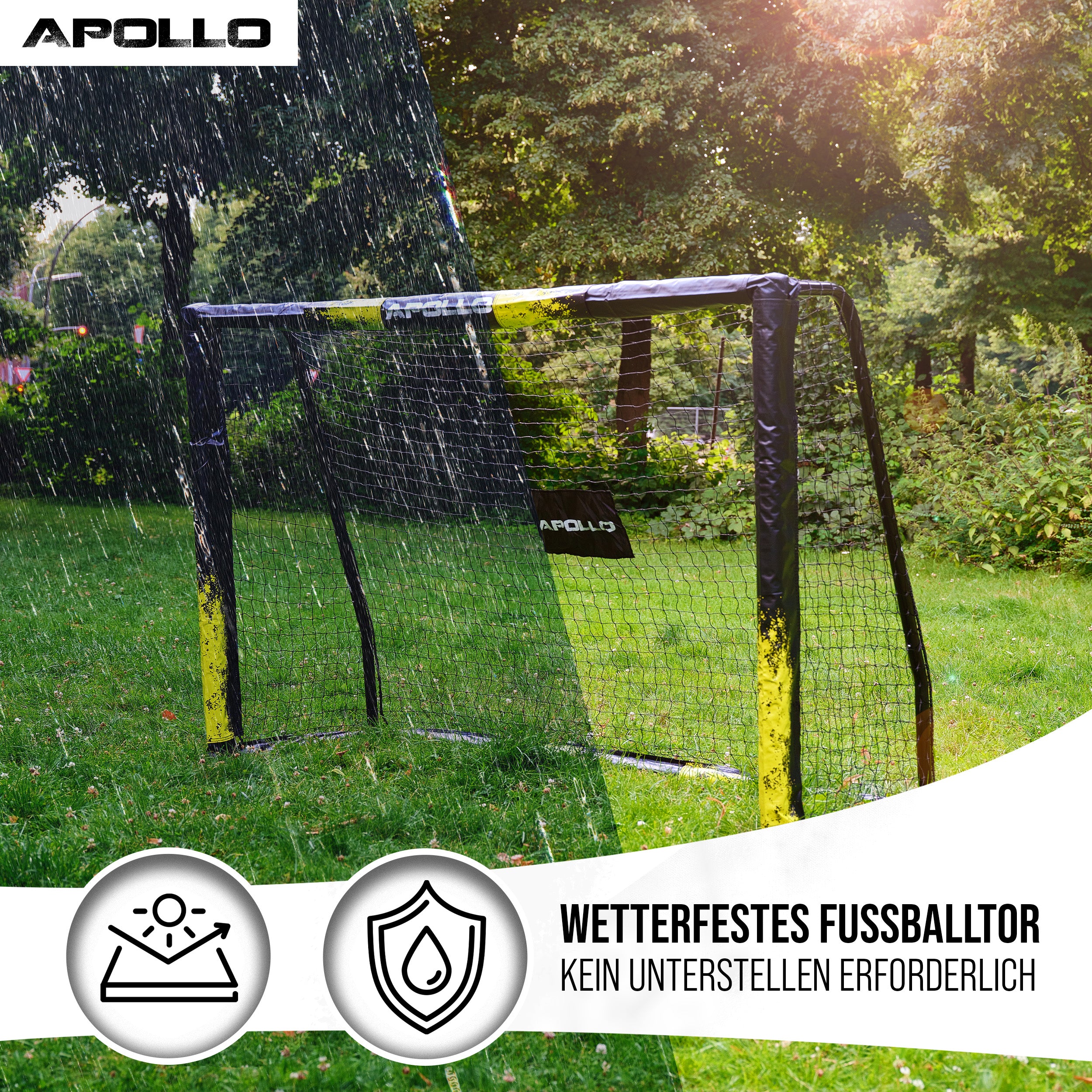 Apollo - Apollo Fußballtor - Goal Master - 180 cm