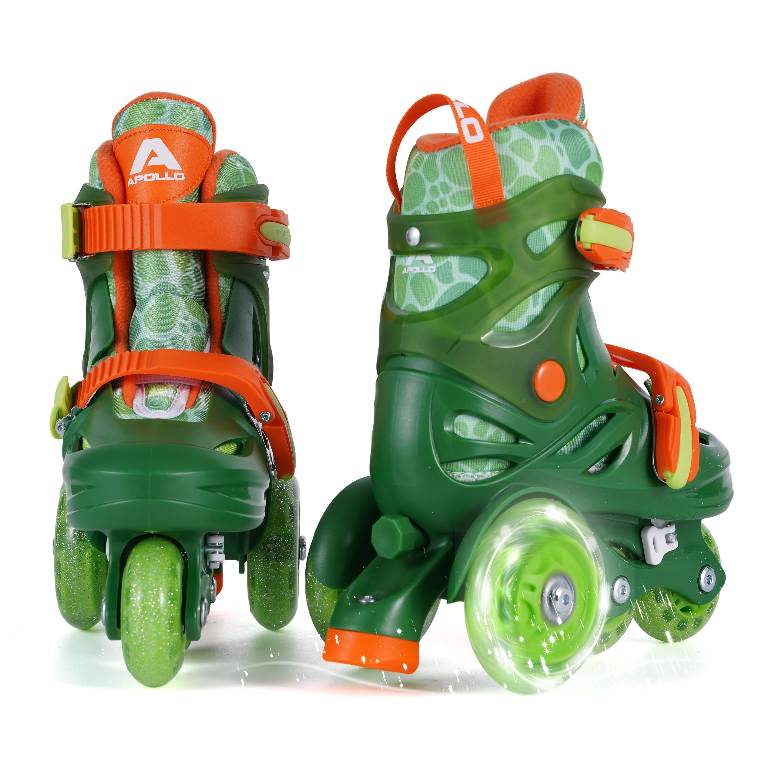 Apollo Funsport - Apollo Kids My 1st Skates - verstellbare Rollschuhe (Größe 26–30) für Kinder - Grün