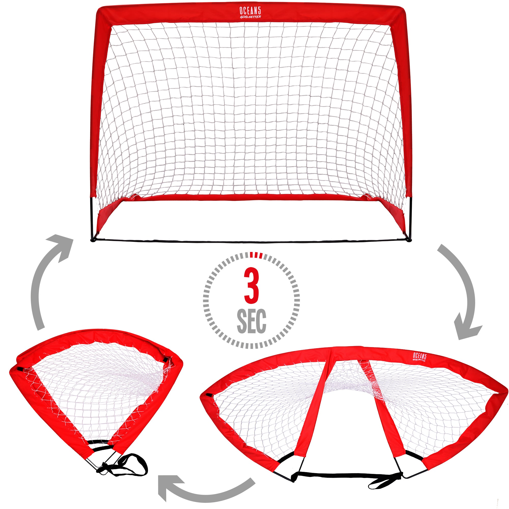 Apollo Funsport - Minitore "Goalgetter" - Faltbare Minitore im 2er Set - Goalgetter - Faltbare Minitore (2er Set)