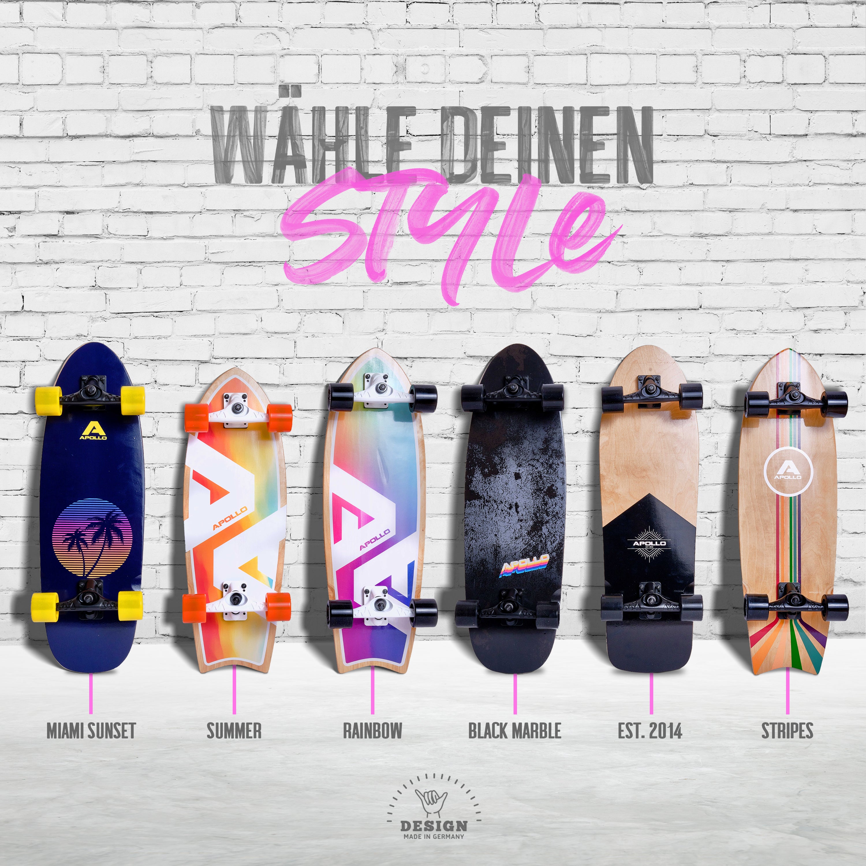 Apollo - Surf Style Board - EST 2014 -
