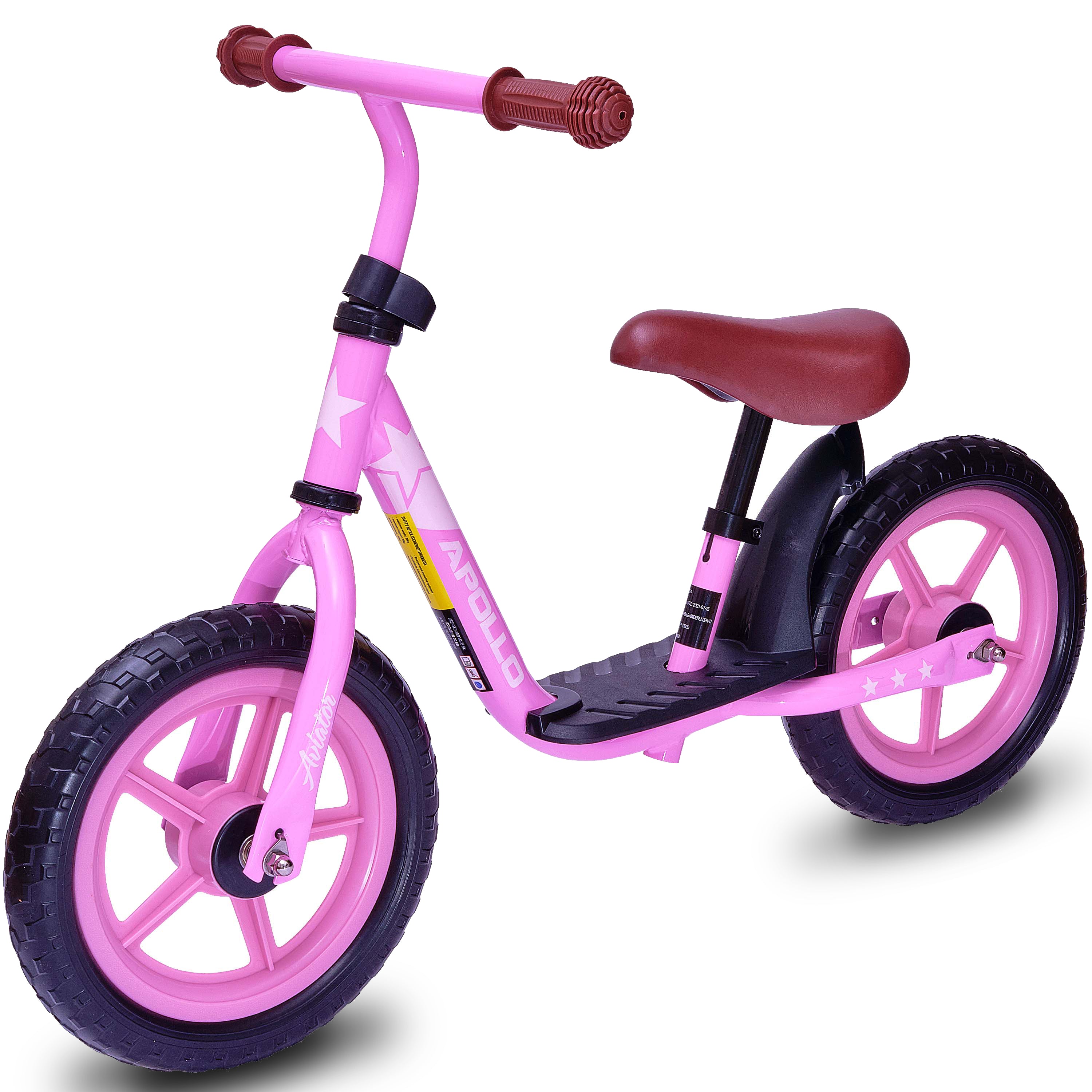 Apollo - Aviator Laufrad, sicheres Laufrad 12 Zoll - Pink