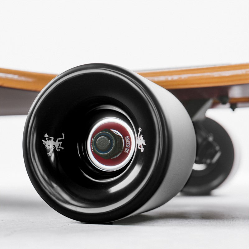 Apollo - Fiberglas Longboard - Bali Slide Black - 39" inkl. T-Tool -