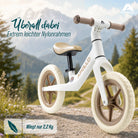 Apollo Funsport - Trailbuddy Laufrad ab 2 Jahre – 12 Zoll Kinderlaufrad - White
