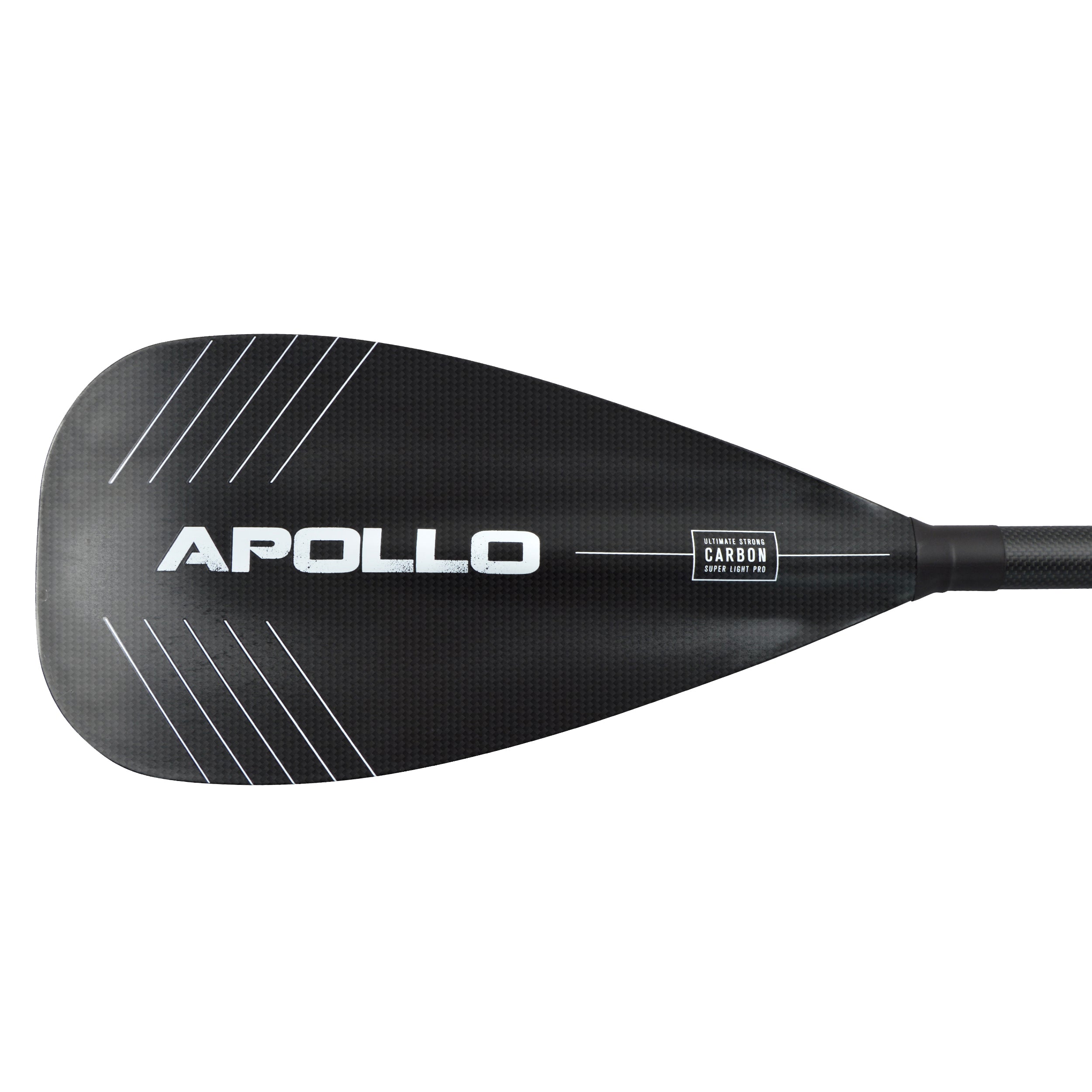 Apollo - Apollo SUP Paddel - 3 teiliges Stechpaddel aus Carbon und Fiberglas - Full Carbon Paddel