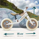 Apollo Funsport - Trailbuddy Laufrad ab 2 Jahre – 12 Zoll Kinderlaufrad - White