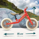 Apollo Funsport - Trailbuddy Laufrad ab 2 Jahre – 12 Zoll Kinderlaufrad - Red