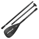 Apollo - Apollo SUP Paddel - 3 teiliges Stechpaddel aus Carbon und Fiberglas - Full Carbon Paddel