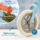 Apollo Funsport - Trailbuddy Laufrad ab 2 Jahre – 12 Zoll Kinderlaufrad - Blue