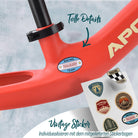 Apollo Funsport - Trailbuddy Laufrad ab 2 Jahre – 12 Zoll Kinderlaufrad - Red