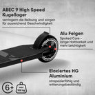 Apollo - Stunt Scooter - Star Pro - HighQuality eloxierter Profi Stunt Scooter - Schwarz