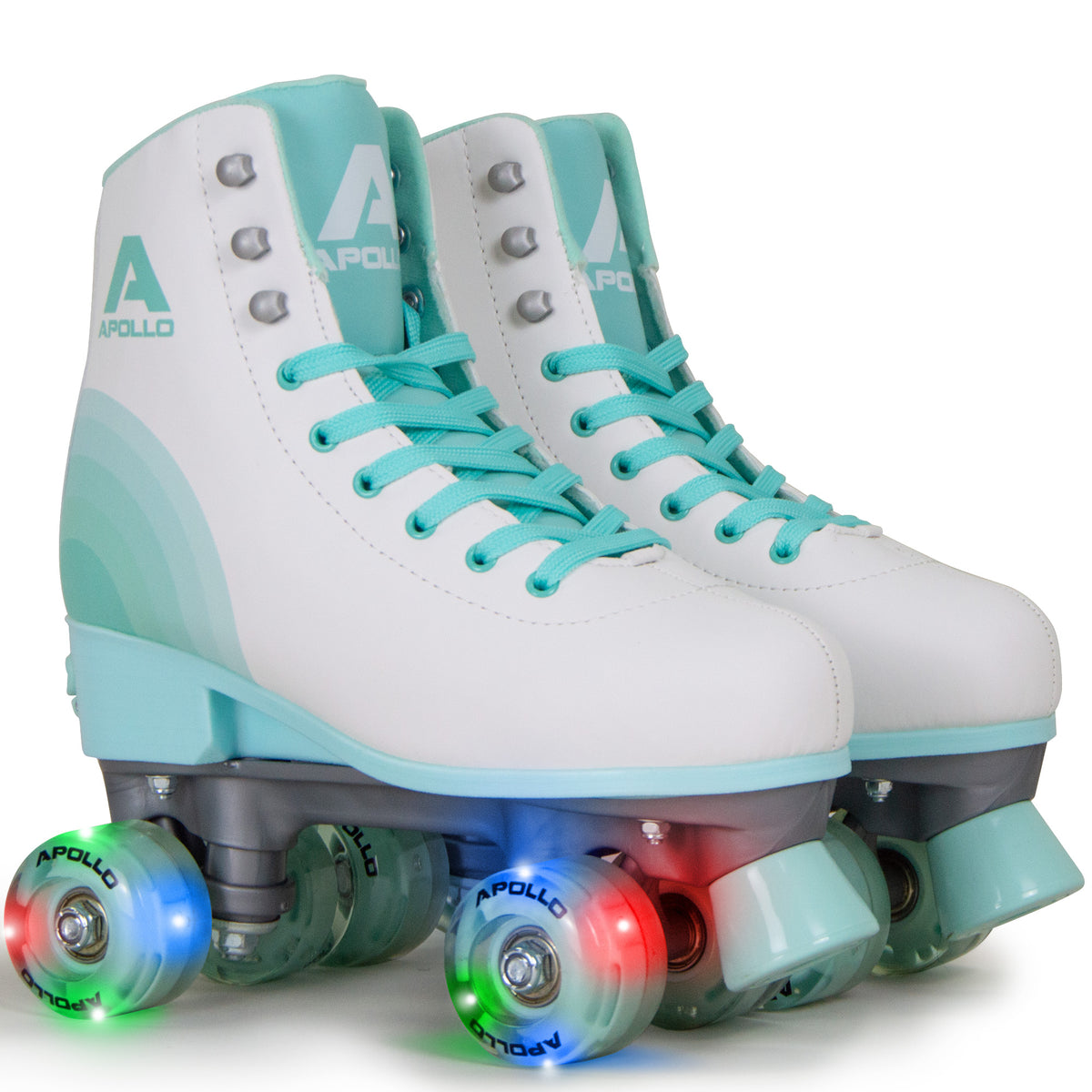 Apollo - Disco Roller Disco Time LED - Size: L (39-42) - white/mint -