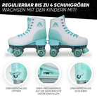 Apollo - Disco Roller Disco Time LED - Size: L (39-42) - white/mint -