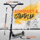 Apollo Funsport - Apollo Stuntscooter Gravity - sportlich, funktional und ideal für Beginner - Black Green