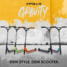 Apollo Funsport - Apollo Stuntscooter Gravity - sportlich, funktional und ideal für Beginner - Black Green