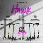 Apollo - Apollo Stunt Scooter "Hawk" - Schwarz Grün