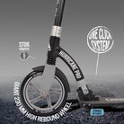 Apollo - Apollo Scooter - "Hurricane" City-Scooter mit Federung - Schwarz Silber