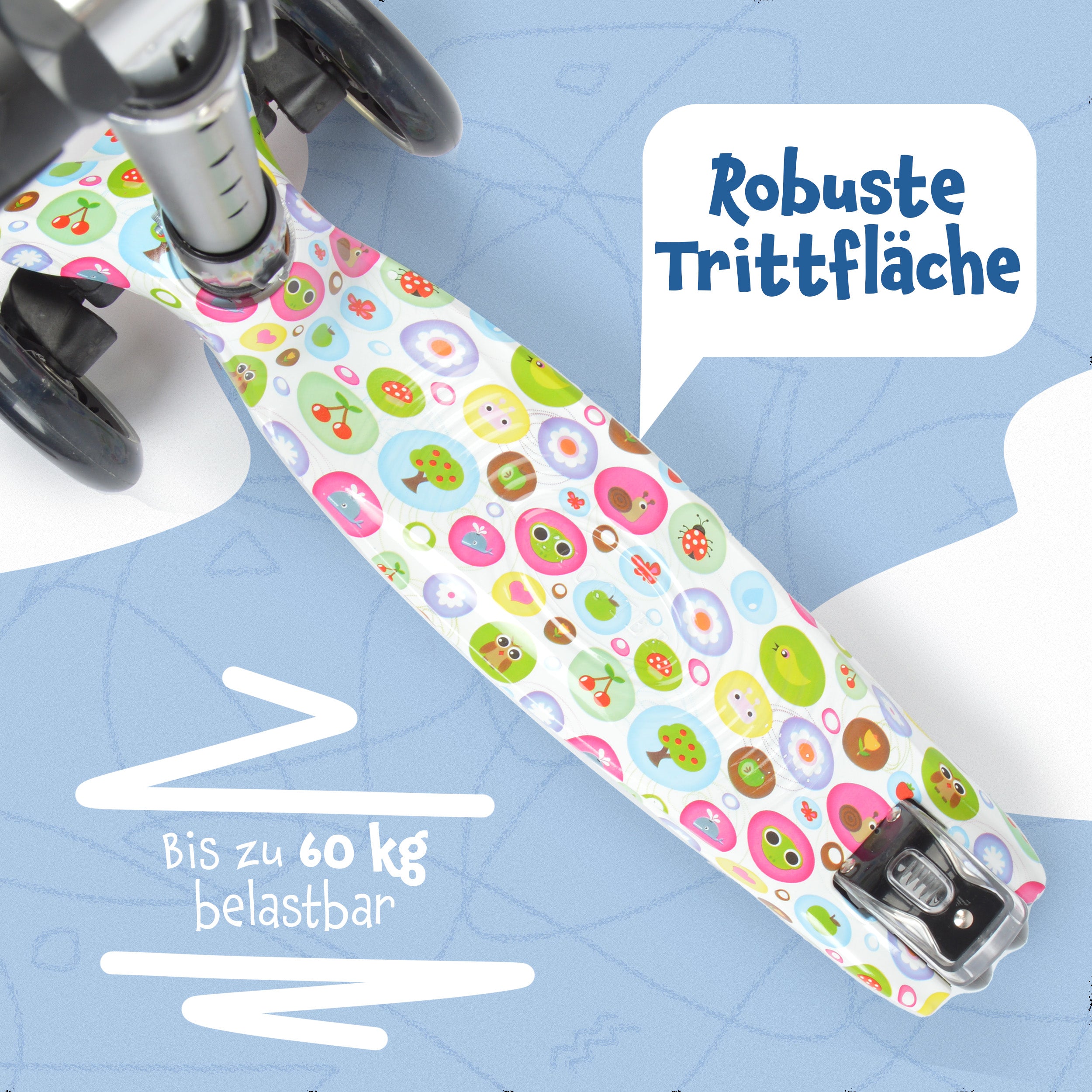 Apollo - Apollo Kinderroller Kids Whiz LED - in verschiedenen Farben - Funny Round