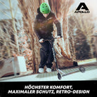 Apollo - Skatehelm, Multi Sport Helm Herren, Damen, Kinder, Kinderfahrradhelm verstellbar - Green (Uni)