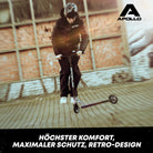Apollo - Skatehelm, Multi Sport Helm Herren, Damen, Kinder, Kinderfahrradhelm verstellbar - Dark Carbon