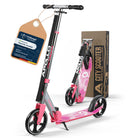 Apollo - Klappbarer City Roller für Kinder "Phantom" höhenverstellbarer Tretroller - Pink Silber