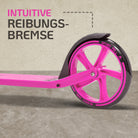 Apollo - Klappbarer City Roller "Artemis" höhenverstellbarer Tretroller für Kinder & Jugendliche - Pink