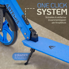 Apollo - Klappbarer City Roller "Artemis" höhenverstellbarer Tretroller für Kinder & Jugendliche - Blau