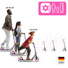 Apollo - Klappbarer City Roller für Kinder "Phantom" höhenverstellbarer Tretroller - Starlight