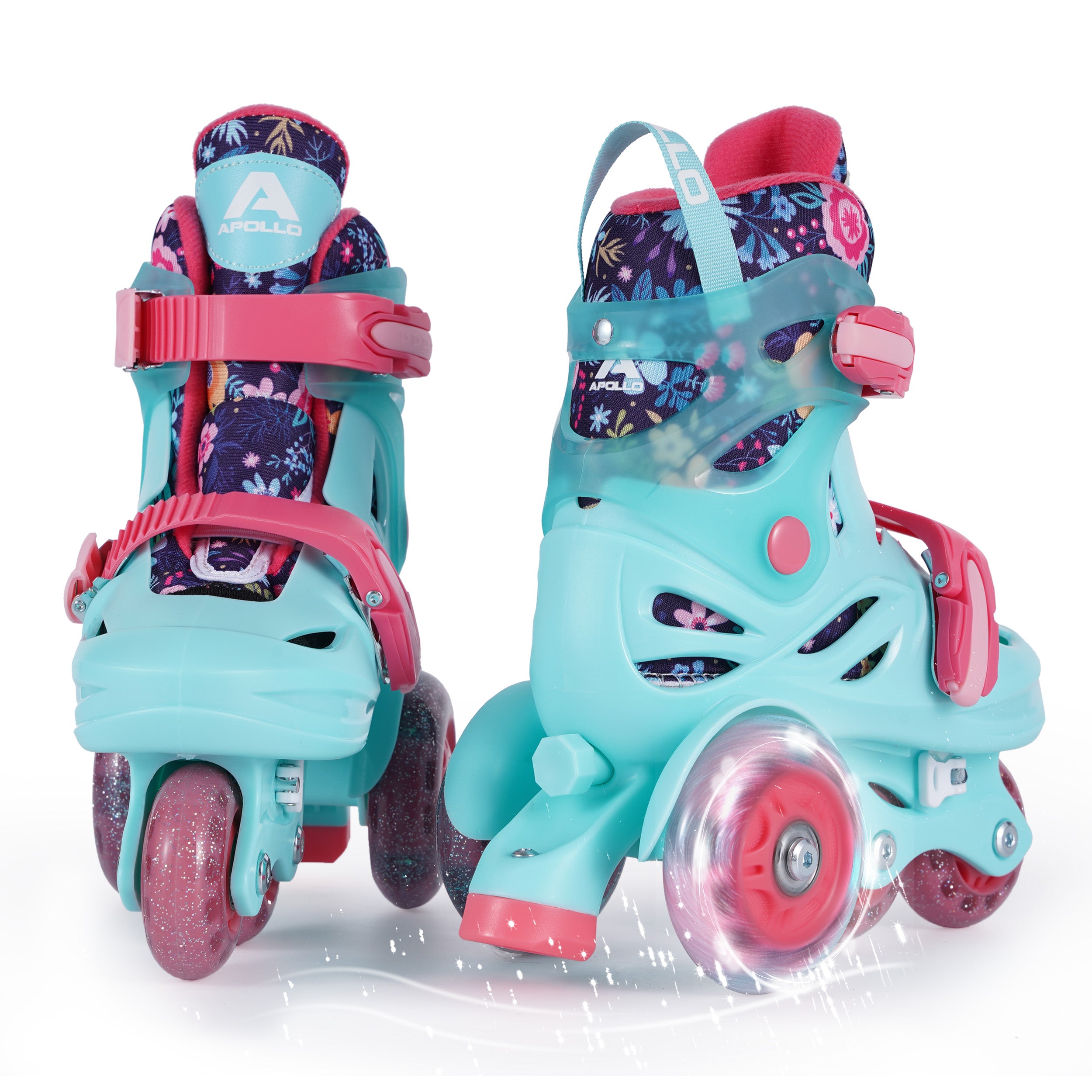Apollo Funsport - Apollo Kids My 1st Skates - verstellbare Rollschuhe (Größe 26–30) für Kinder - Mint