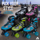 Apollo Funsport - Champion Adjustable Quad Skate - verstellbare Rollschuhe für Kinder & Jugendliche - Mint