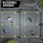 Apollo Funsport - Apollo Court Marker Set – All-in-One Bodenmarkierungsset für Präzision und Vielseitigkeit -