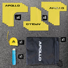 Apollo Funsport - Apollo Court Marker Set – All-in-One Bodenmarkierungsset für Präzision und Vielseitigkeit -