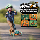 Apollo Funsport - Apollo Whizzie LED Kinderroller, höhenverstellbarer Dreiradscooter für Kinder ab 3 Jahre - Croco