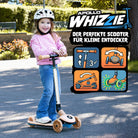 Apollo Funsport - Apollo Whizzie LED Kinderroller, höhenverstellbarer Dreiradscooter für Kinder ab 3 Jahre - Giraffe
