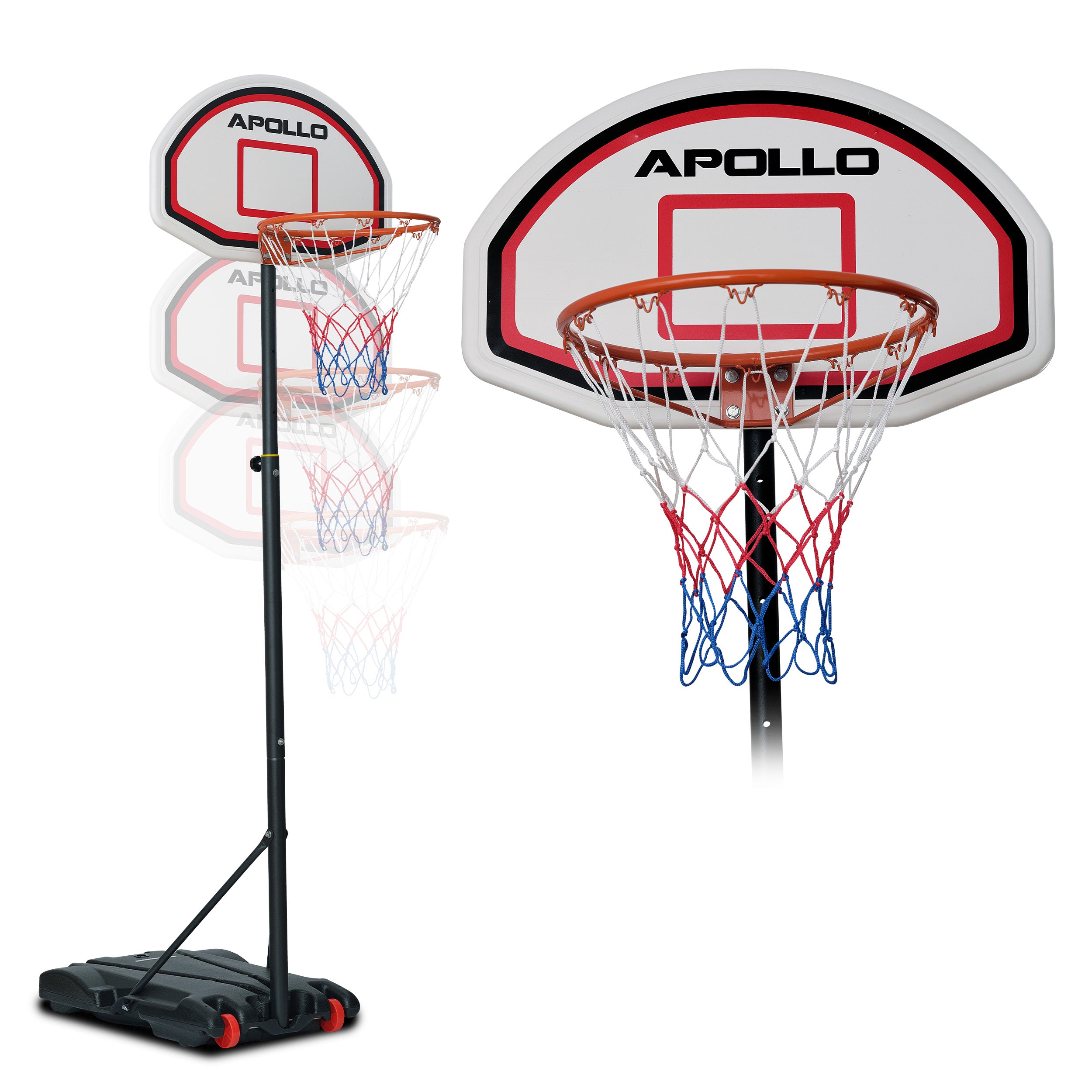 Apollo - Apollo Basketballkorb mit Ständer und Rollen - Classic
