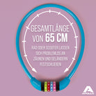 Apollo - Fahrradschloss mit Zahlen für Kinder, 10x650 mm, Scooter Schloss,Zahlenschloss - Blau