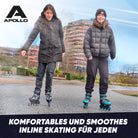 Apollo Funsport - Champion Adjustable Inline Skate (Schwarz) - L (39-42)