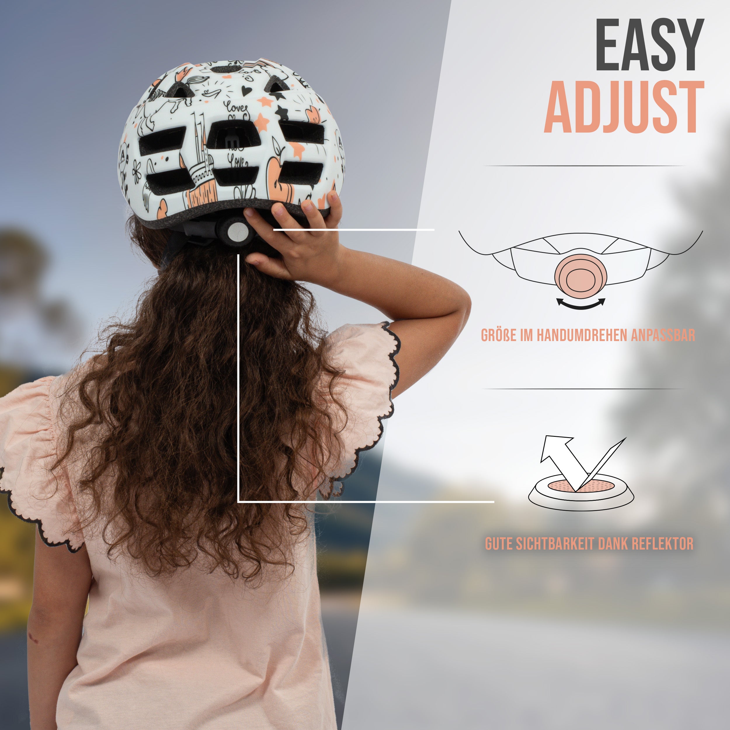 Apollo - Apollo Kinder Fahrradhelm, Helm für Kinder & Jugendliche, Multisport Helm - Fairytale