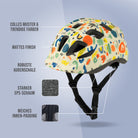 Apollo - Apollo Kinder Fahrradhelm, Helm für Kinder & Jugendliche, Multisport Helm - Papercraft