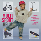 Apollo - Apollo Kinder Fahrradhelm, Helm für Kinder & Jugendliche, Multisport Helm - Red Fade