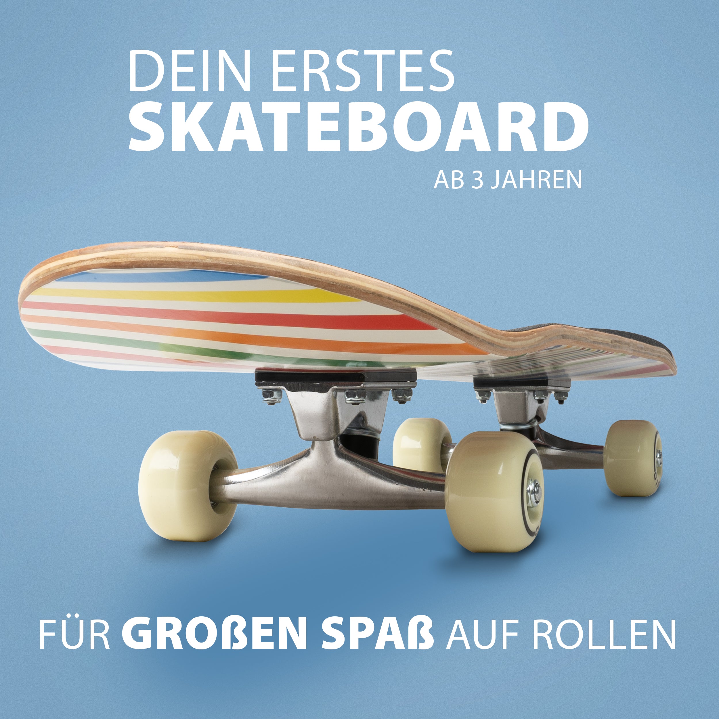 Apollo Funsport - Kinder Skateboard - Retro Colors - 71 cm -