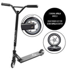 Apollo - Stunt Scooter 100mm ALU / PP Core Wheel Set - Silber - ALU Core