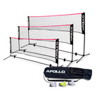 Apollo - Badminton Netz - Volleyball Netz, höhenverstellbar, verschiedene Breiten - Rot