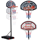 Apollo - Apollo Basketballkorb mit Ständer und Rollen -