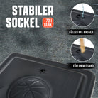 Apollo - Basketballkorb mit Ständer, Rollen, Basketball und Pumpe - official Size 230-305 cm