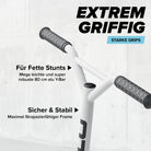 Apollo - Stunt Scooter - Genius Pro Robuster Kinder Scooter mit ABEC 9 Kugellager - Weiß Blau
