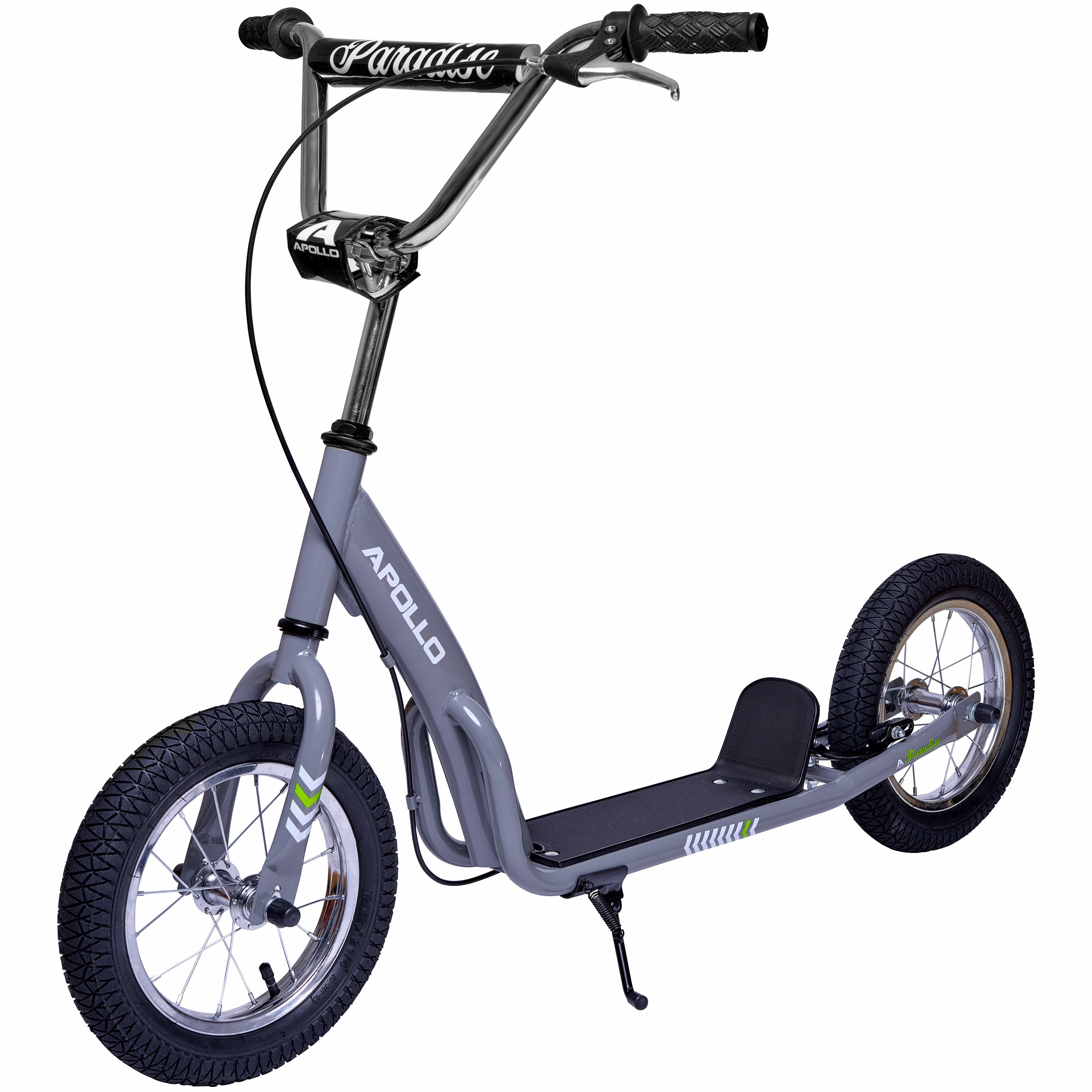 Apollo - Retro Scooter Paradise Roller mit Luftreifen 12,5 Zoll - Grau