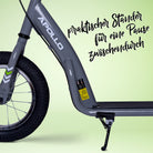 Apollo - Retro Scooter Paradise Roller mit Luftreifen 12,5 Zoll - Grau