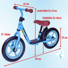 Apollo - Aviator Laufrad, sicheres Laufrad 12 Zoll - Hellblau
